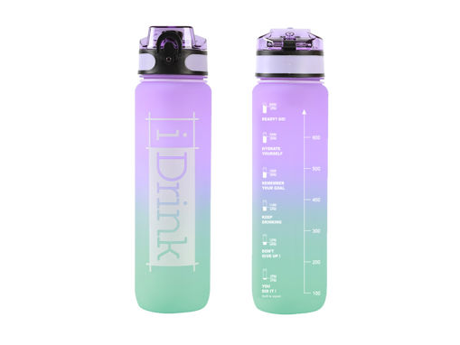 Picture of IDRINK BOTTLE 1000ML PURPLE AQUAMARINE